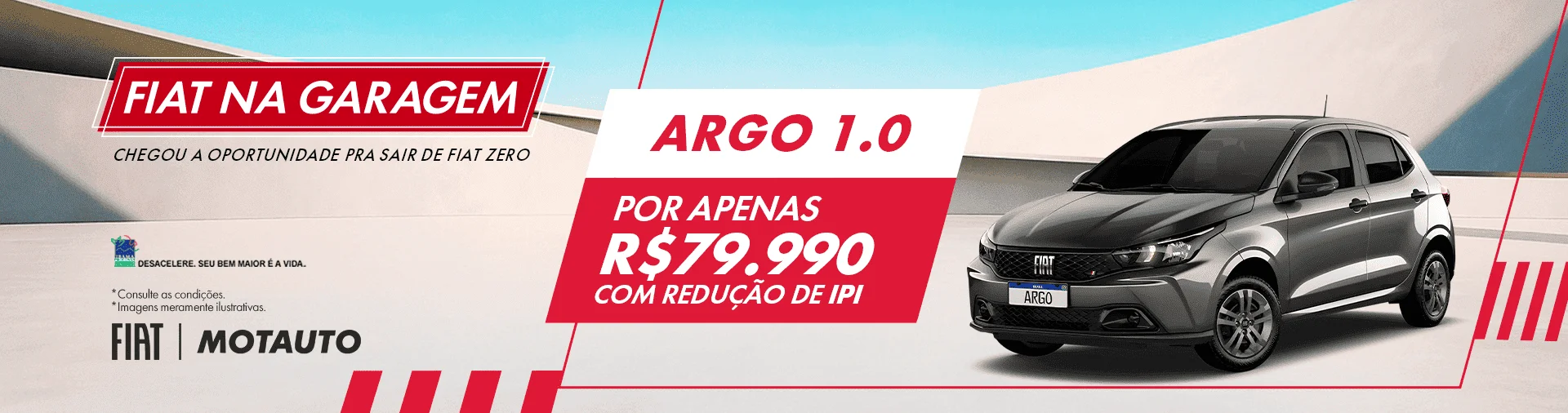 Fiat na garagem - Fiat argo por apenas 79990,00 com redução de IPI